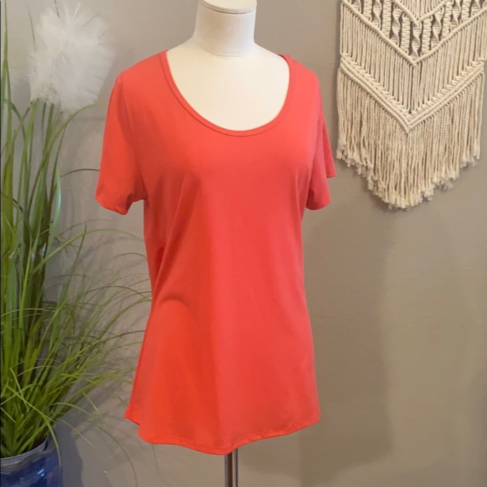Coral long tshirt